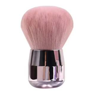 Pincel Kabuki De Maquiagem Cosmético De Pó Sintético Macio Único Kit De Viagem De Profissional Para Mineral , Creme De C