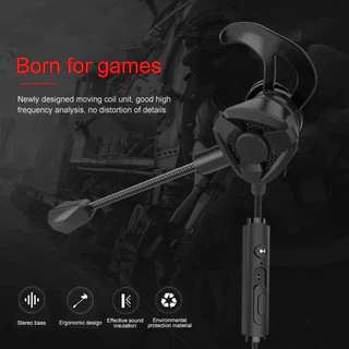 G9 Duplo Driver Jogos Fones De Ouvido 3.5mm Com Fio 3D Estéreo Redução De Ruído Fone De Alta Qualidade Para Vários Dispo