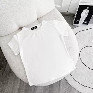 Camiseta 100 % Algodão Com Gola Redonda . Tecido uni Básico , Estilo slim fit , Pronto Para Enviar