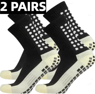 2 Pares De Meias De Futebol Em Gel Antiderrapante – Perfeitas Para Corrida , Caminhada , Ciclismo E Basquete