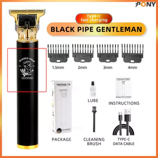 Aparador De Cabelo Barbeiro Corte Recarregável Máquina De Cortar Sem Fio Masculino Barba Barbeador