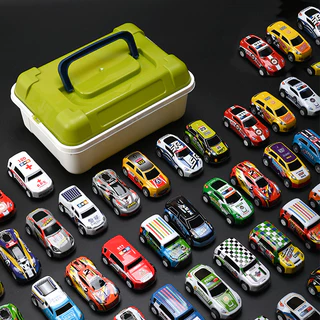 20 Pçs Mini Conjunto De Carro Inércia Puxar Para Trás Carros Meninos Liga Veículo Modelo Coleção Brinquedos Com Caixa Ar