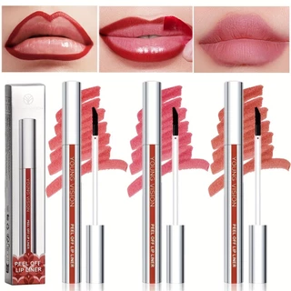 Esmalte Labial Removível , Acabamento Fosco , Deixa Uma Cor Base , Batom Para Coloração