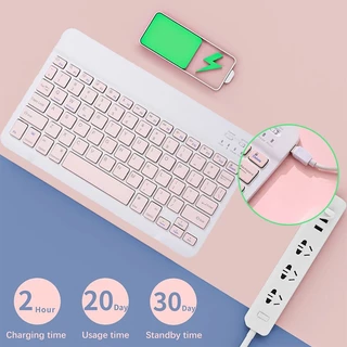 Teclado Universal Sem Fio Bluetooth Mouse Conjunto Portátil i pad Android Phone10 Polegada