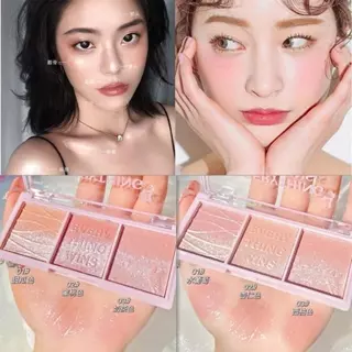 Secretland Garden Tricolor Blush Sombra Novo Gradiente Natural Matte Reparador