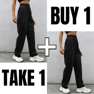 Calças De Jogging , Trabalho Casuais . Compre Um E Ganhe Outro Preto Tamanho Livre