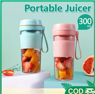 40W Novo Liquidificador Espremedor Portátil 300ml Misturador De Frutas Sem Fio Usb Recarregável Mini Copo Suco Elétrico