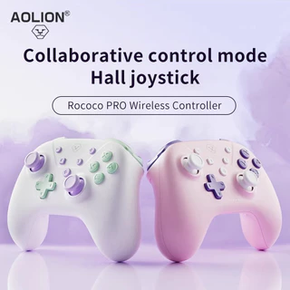 Controle Sem Fio Aolion Hall Joystick Para Nintendo Switch E Pc - Gamepad Pro Com Função Turbo