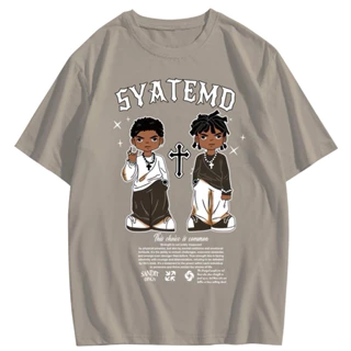 Camiseta Unissex Cor Sólida Casual Branca Em Torno Do Pescoço Streetwear Oversize