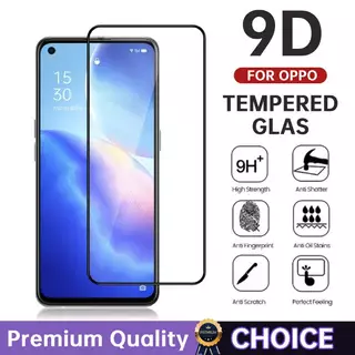 1 Pçs Protetor De Tela De Vidro Temperado 9D Para OPPO A53 A54 A74 A76 A92 A94 A96 Reno2F Reno5 7z 8z