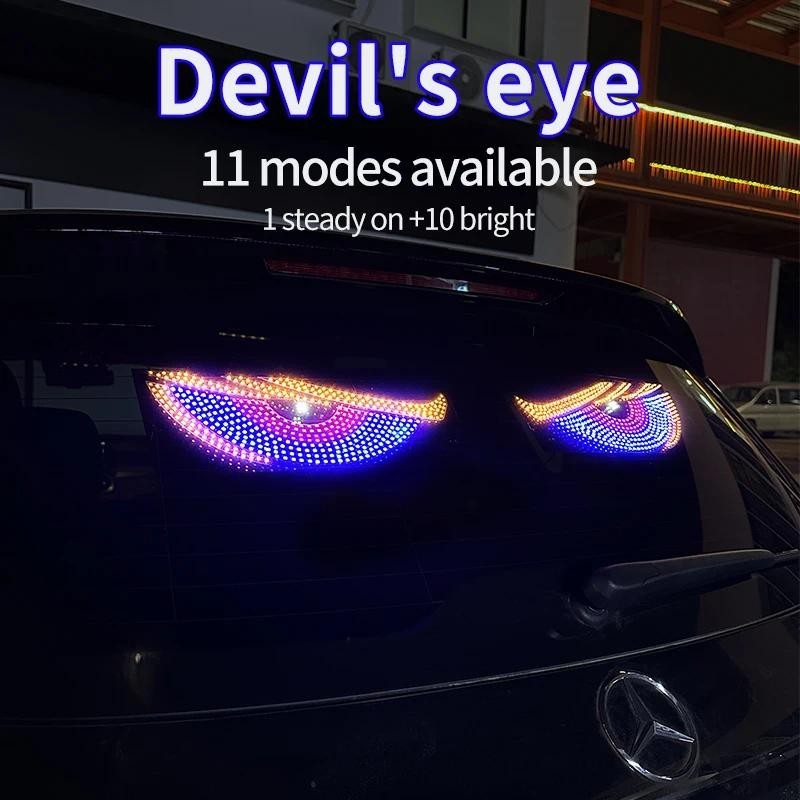 2 Pcs USB LED Devil Eye Lights-Olhos Grandes Dinâmicos Do Diabo Para ...