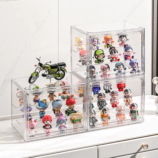 Caixa Cega De Armazenamento Expositor Boneca Armário Bolha Mart Brinquedo À Prova Poeira Transparente Artesanal Exibição