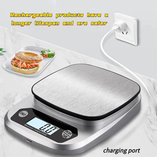 Balança Eletrônica 5kg-0.5g Pequena De Cozinha Para Assar , Ninho De Pássaro , Café , Frutas