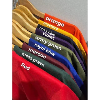 Oversized Plus Size Unissex Premium 220 GSM Algodão Gola Redonda Meia Manga Baju Lelaki Camiseta