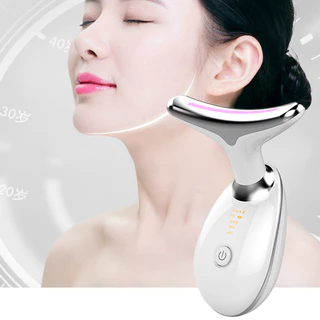 Transfronteiriço EMS pescoço instrumento de beleza doméstico importado limpador Facial Facial Micro-corrente levantament