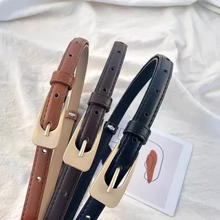 Cinto Simples Feminino , Jeans Retrô Para Estudantes Coreanos Preto fashion Todo Decorativo