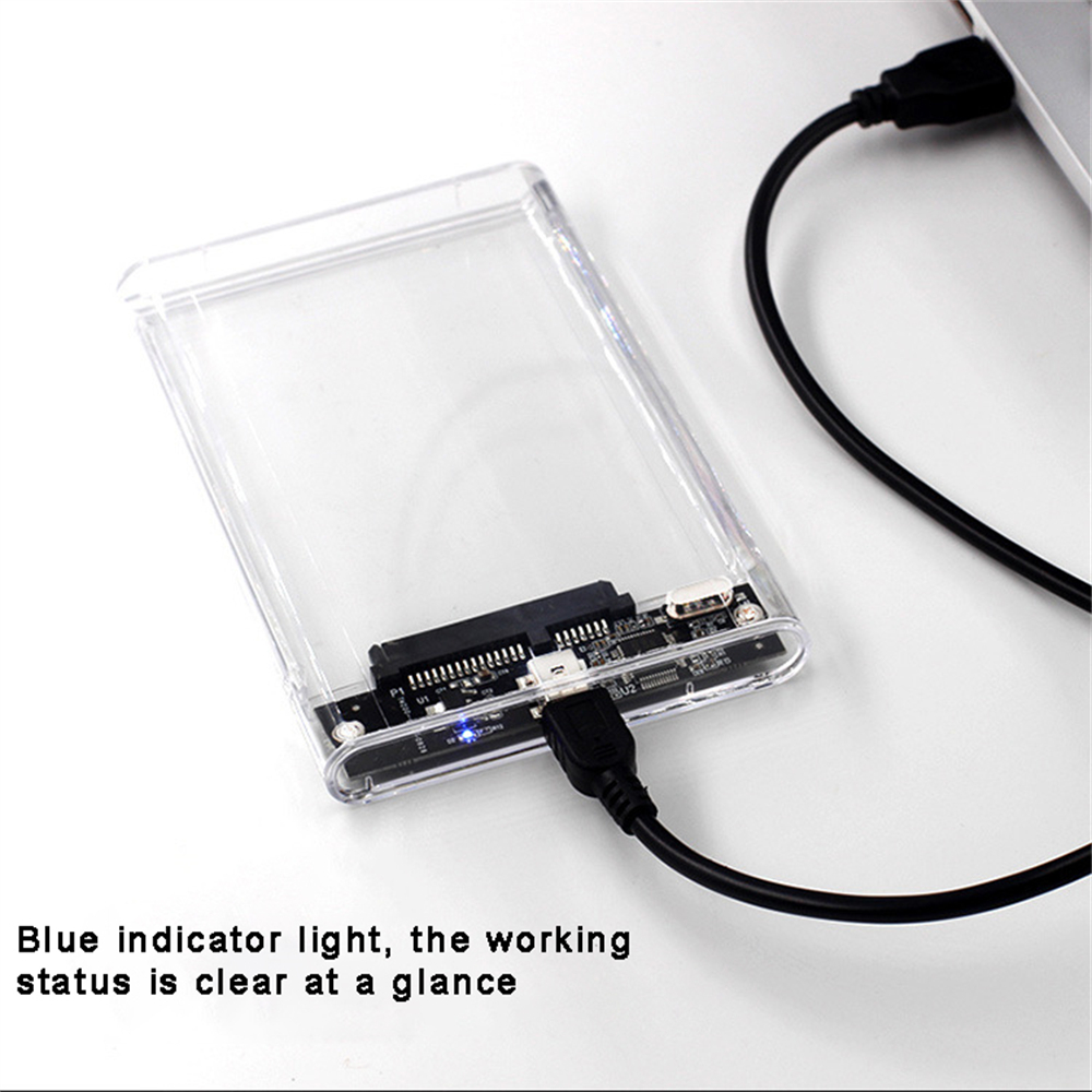 Orico Custodia per HDD/SSD da 2,5 SATA USB 3.0 Trasparente
