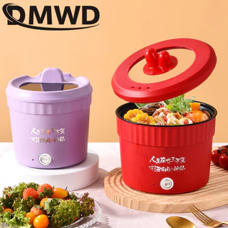110V Mini Panela Elétrica Multifuncional De Arroz Quente Macarrão Instantâneo Mingau Omelete Comida Rápida Frigideira