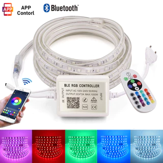 Luz Embutida No Teto 10m Cor Tira LED Sala De Estar Decoração Flexível À Prova Dwaterproof Água Conjunto app Bluetooth