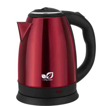 Chaleira elétrica de aço inoxidável com capacidade de 2L Chaleira doméstica com desligamento automático