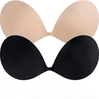 Sutiã Push-Up De Silicone – Copos Acolchoados Pegajosos Sem Alças Adesivos Para Peito Pequeno