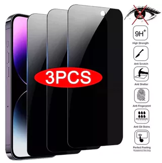 3 Unidades De Vidro Temperado De Privacidade Anti-Espião Para Infinix Hot 50i 40i 40 Pro Smart 9 8Pro Tecno Spark GO 1 2