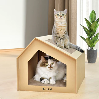 Maca de gato quatro estações Universal caixa de gato casa placa de risco de gato resistente ao desgaste fechado Semi-fec