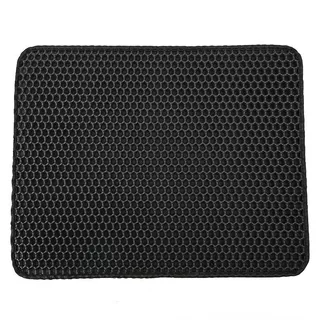 1pc Duplo Dobrável Anti-Respingo pet Maca Bandeja Esteira Cinto Para Fora Filtro Controle EVA
