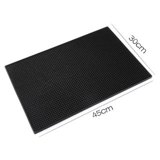 1pc PVC 45 * 30cm Borracha Macia Antiderrapante Almofada De Drenagem De Água Isolamento Térmico Coaster Cocktail Filtro