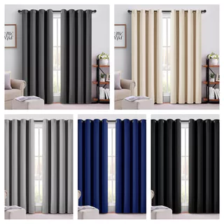 Cortinas Anti-ultravioleta grossas, 90% Blackout, cortinas resistentes ao calor, cortinas