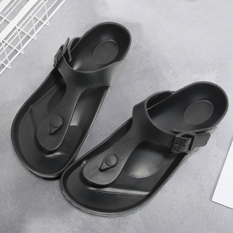  Boken Flip-Flops EVA Outdoor Wear Moda Europeia Americana Na Moda Praia Férias Chinelos Masculinos