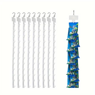Tiras De Exibição De Plástico Estilo Clássico 20pcs Com Ganchos-Perfeitas Para Vitrine De Produtos De Loja De Varejo , S