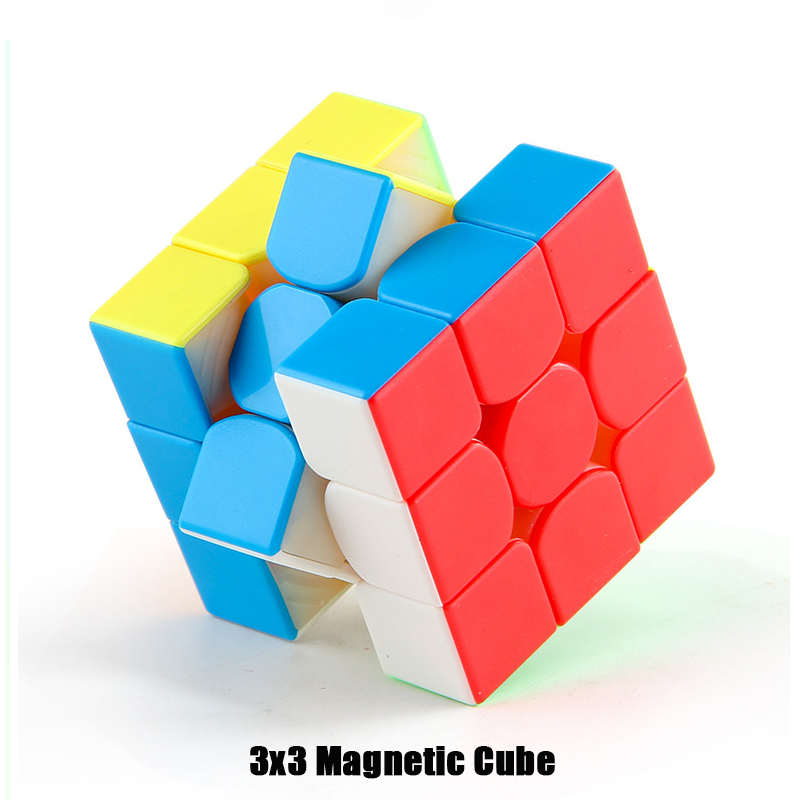 3x3x3 Cubo Magnético 3x3 Velocidade Mágico Profissional Quebra-Cabeça ...
