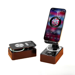 Suporte De Transmissão Ao Vivo De Mesa Multifuncional Três Em Um Banco De Potência Bluetooth Áudio Para Celular