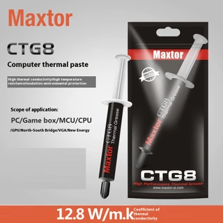 Maxtor Graxa Térmica CTG8 CPU 12.8W Desktop Computador GPU Placa Gráfica Pasta