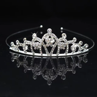 Luz De Luxo Strass Coroa Bandana Elegante Premium High-End Sentimento Princesa Acessórios Para O Cabelo