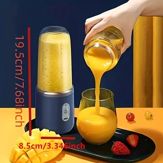 40W Portátil Liquidificador Garrafa Elétrica 6 Lâminas Multifuncional Suco Fresco Smoothie Gelo Esmagamento Processador