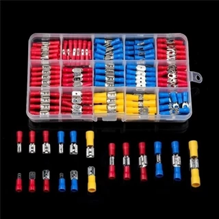 280pcs Conjunto De Terminais De Fiação De Conector De Caixa De Combinação De terminal Prensado A Frio