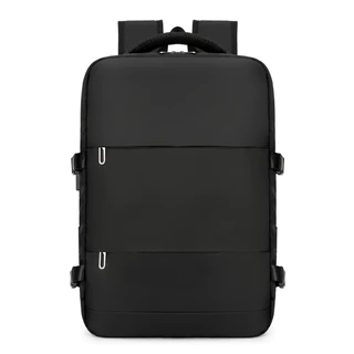 Grande capacidade cor sólida fecho de zíper mochila de grande capacidade mochila de negócios ao ar livre