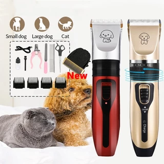 Navalha Para Cães Pet Aliciamento Kit Gato Barbeador Cão Aparador De Pêlos Conjunto Cortador Elétrico Recarregável
