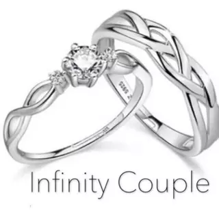 Com Caixa Amor Na Primeira Vista Casal Anel Masculino E Feminino Nicho Luz Luxo Alta Tendência Aberto Estudante