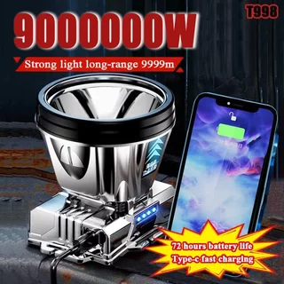 Farol LED original T998 10W , Com Distância Luminosa De 10KM