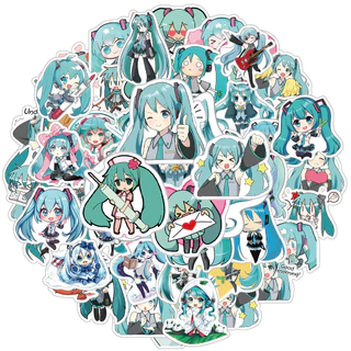 50 Peças De Adesivos Criativos Exclusivos De Anime , De Vinil De Desenho Animado De Estética Bonita E Legal À Prova D