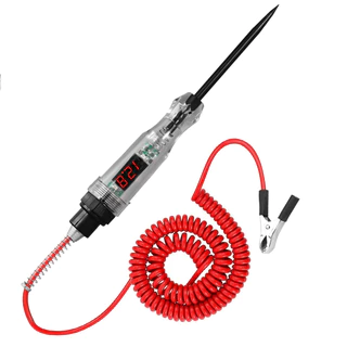 Testador De Circuito LED Digital De Luz De Teste Automotivo , Ferramenta Elétrico Automático DC 3V-48V Com Voltímetro E