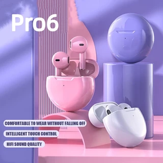 Pro6 TWS Bt Fones De Ouvido Sem Fio Fone Estéreo Com Controle De Toque E Caixa De Carregador