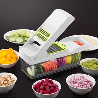 Multi-Função Picador De Legumes Ralador De Batatas Desfiado Doméstico Chips Grossos Cozinha Máquina De Corte De Vegetais