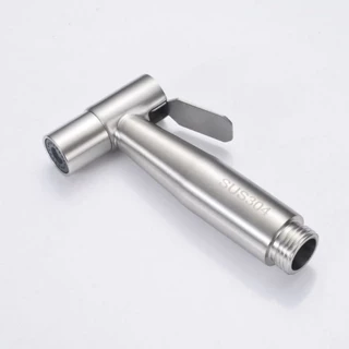 1pc 304 Aço Inoxidável Impulsionador Pistola De Pulverização Terno Toalete Saúde Torneira Pequeno Bocal Flusher Pequena