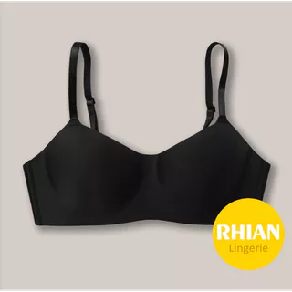 Sutiã feminino sem fio, sutiã sem costura, camada única, estilo fino, roupa íntima acolchoada