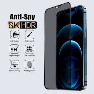 Vidro Temperado De Privacidade Para iPhone 11 XR 7P 12promax , Com Borda Preta Em Tela Cheia E Boas Propriedades Antiest