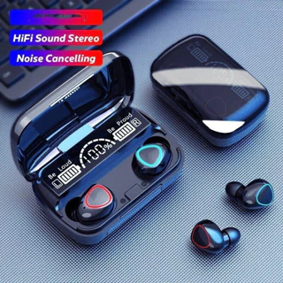 Novo TWS M10 Fones De Ouvido Bluetooth Handfree LED Dispay Alta Fidelidade Música Estéreo Sem Fio À Prova Dwaterproof Ág
